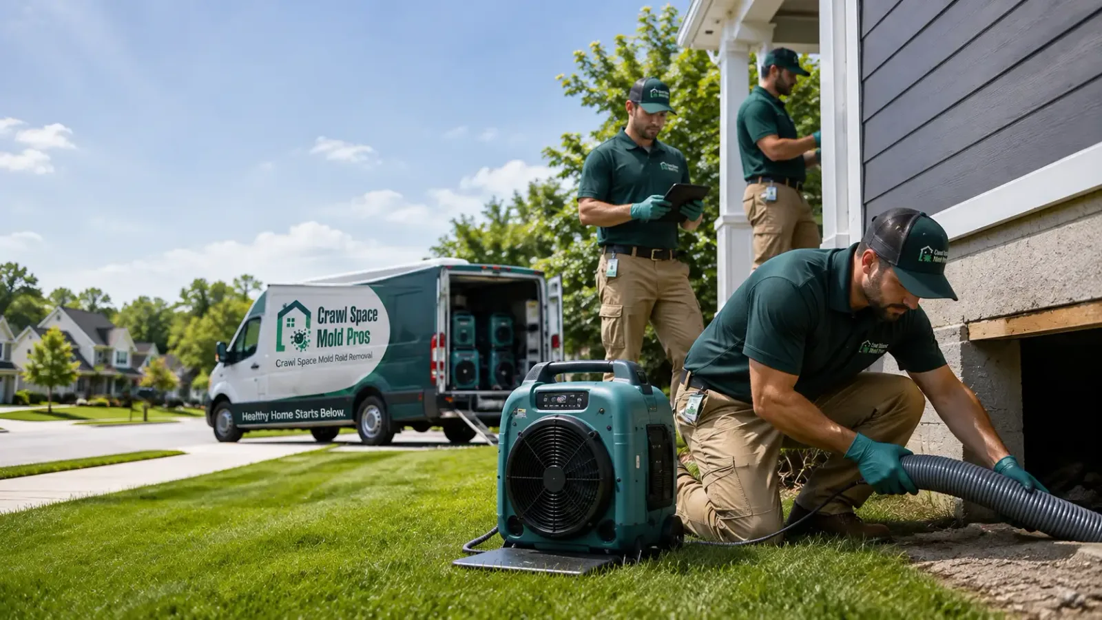 Crawl Space Mold Removal in Salix, IA